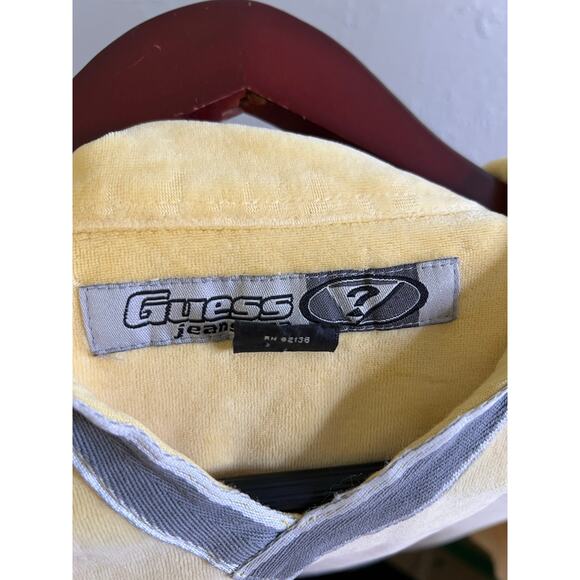 Vintage Guess Jeans USA Velour Polo Shirt Yellow XL Y2K
Surf Retro - Picture 4 of 12